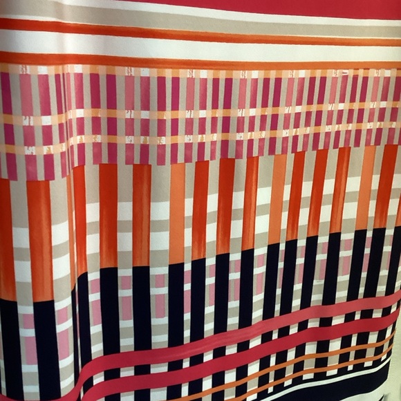 Eliza J Brightly-Colored Multi-Striped Dress, Size 6 - Picture 4 of 16